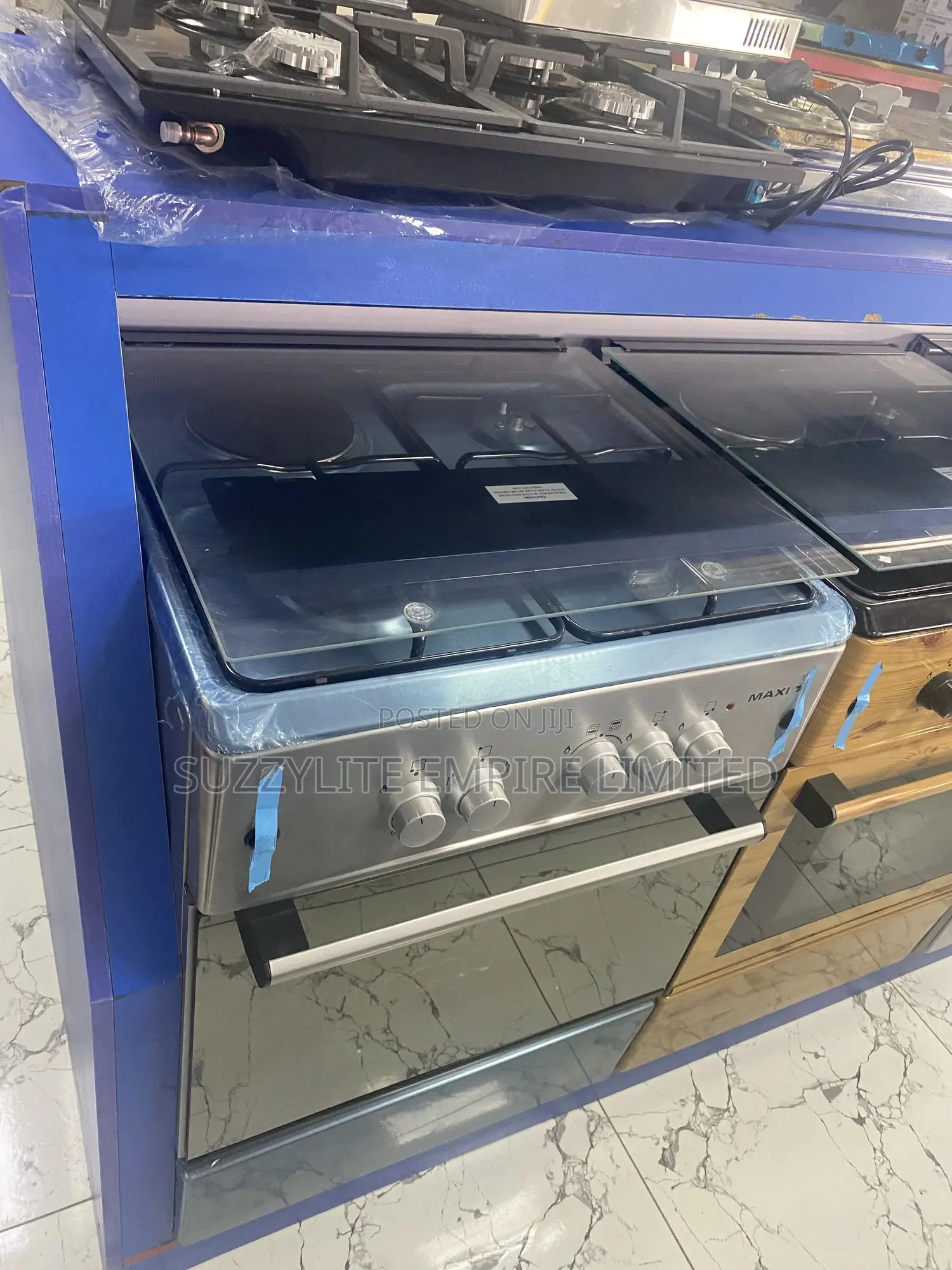 Maxi 60 by 60 Standing Gas Cooker 3gas + 1electric