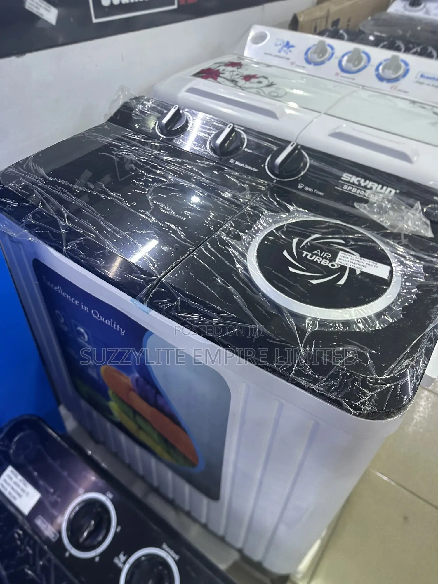 Skyrun 8kg Top Loader Washing Machine Semi Automatic
