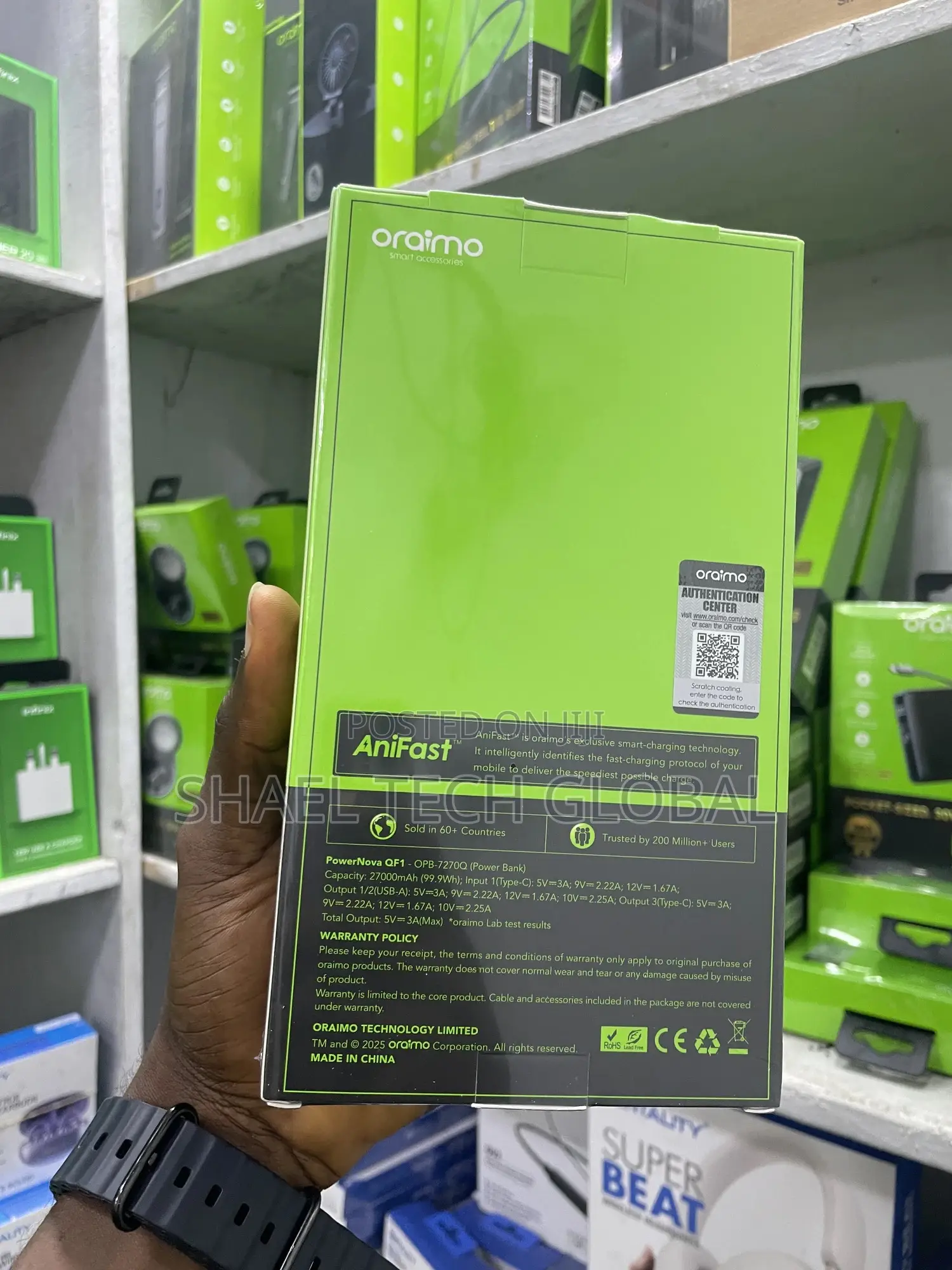 Oraimo 27,000mah Powerbank
