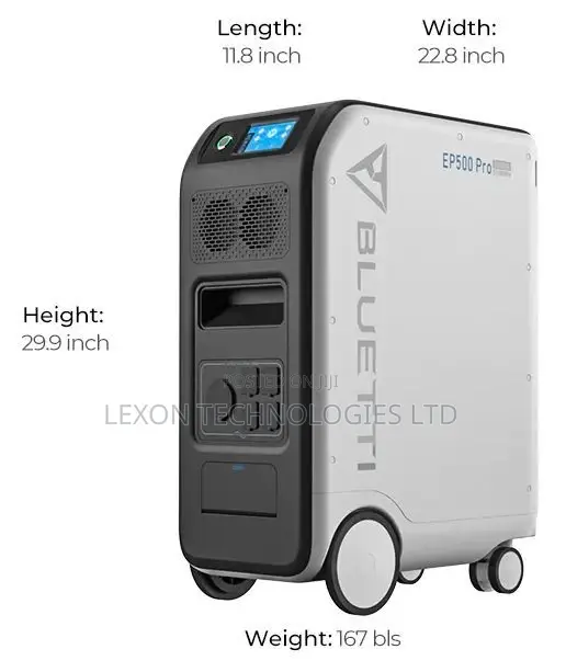Bluetti Ep500pro 3000w, 5100w Power Station