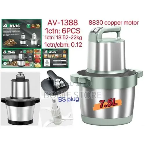 7.5 Litres Avinas Multifunction Food Chooper, Meat Grinder