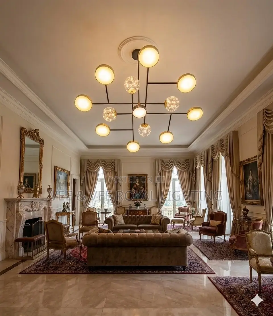 Led 13 Arm Chandelier – For Living Room, Grand Parlor, Hotel Reception