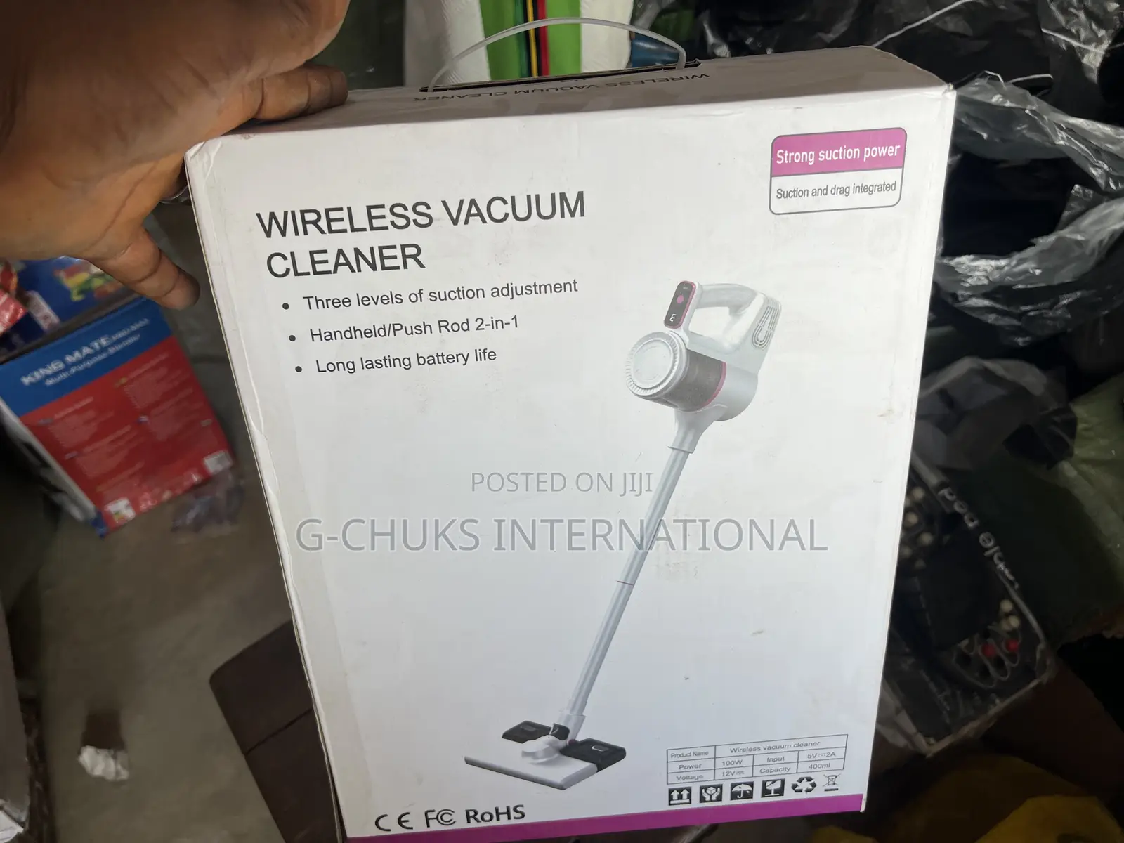 Big Wireless Handheld Vacuum Cleaner