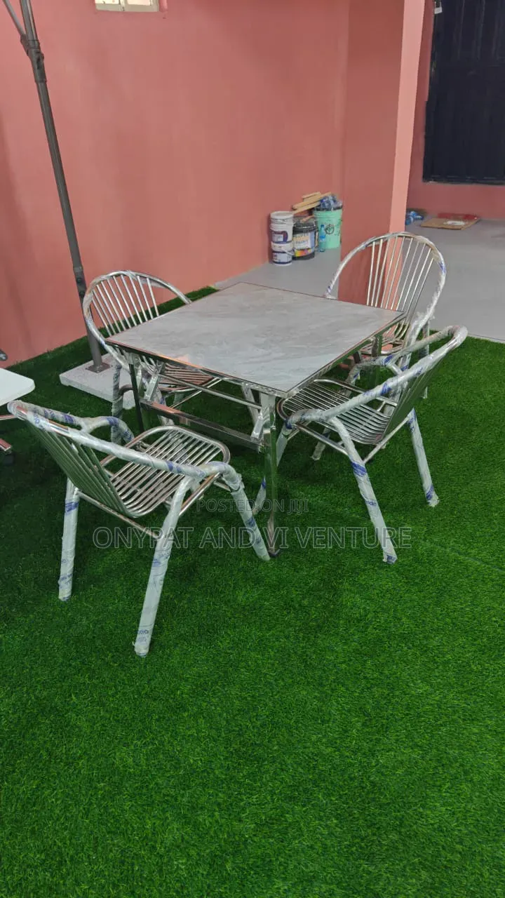 Aluminium Outdoor Indoor Table and Chairs