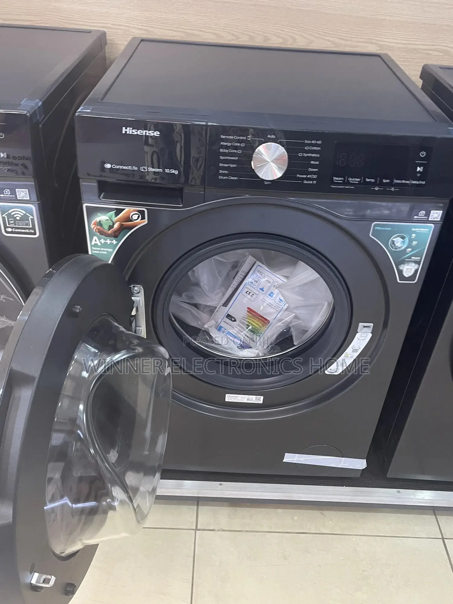 Hisense 10.5kg Wash and Spin Washing Machine