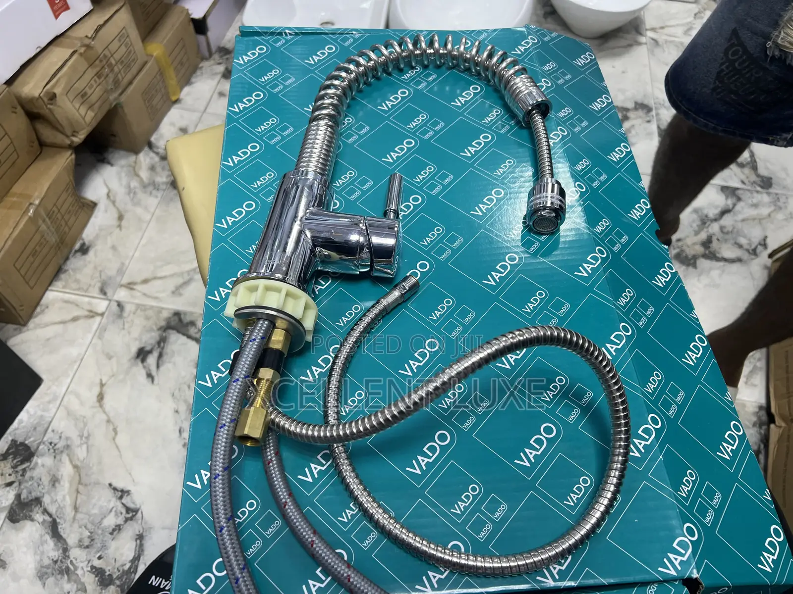 Vado Sink Mixer Tap Chrome. Made in Uk, 12 Years Warranty