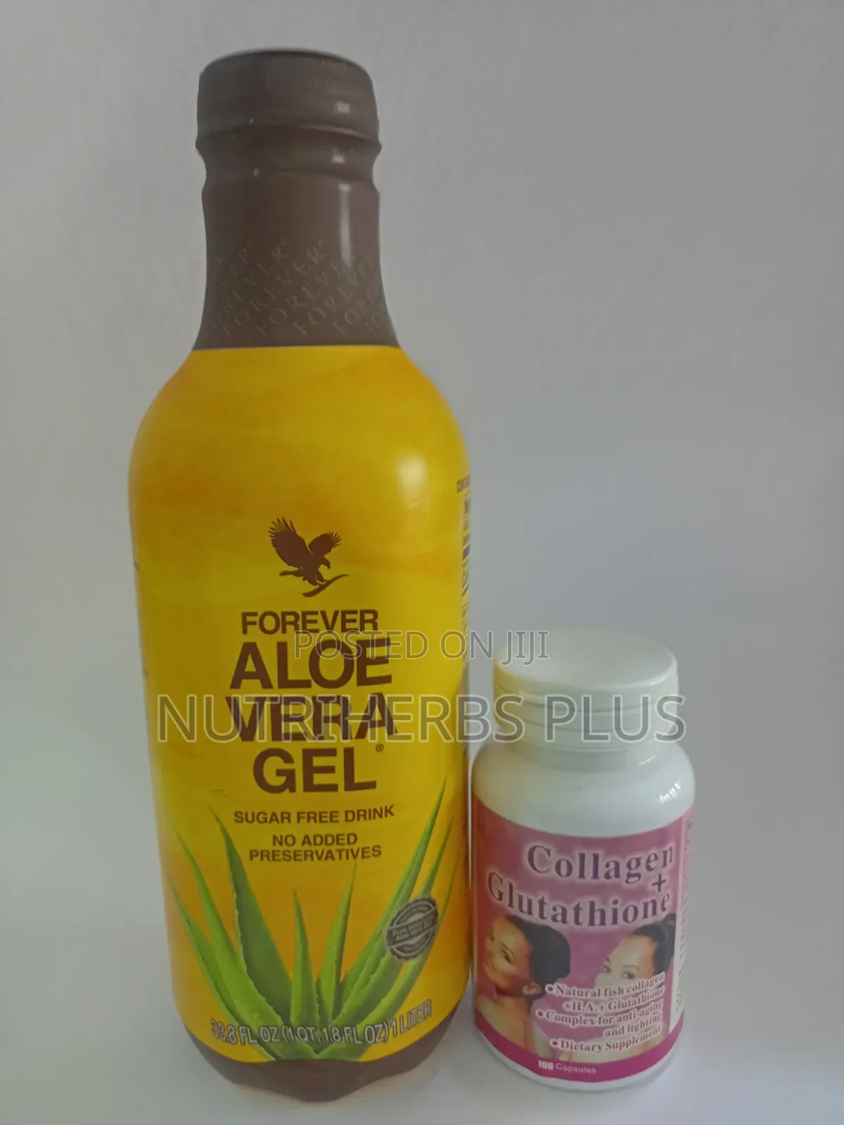Forever Aloe Vera Gel Collagen+Glutathione:Enhanced Skin Brightening