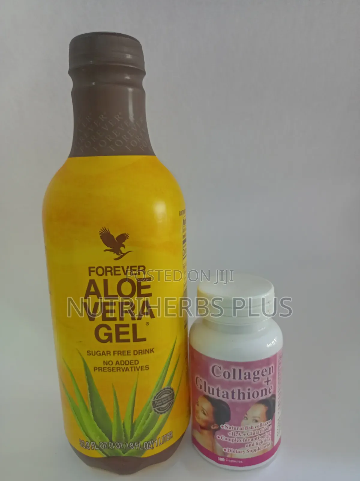 Forever Aloe Vera Gel Collagen+Glutathione:Enhanced Skin Brightening