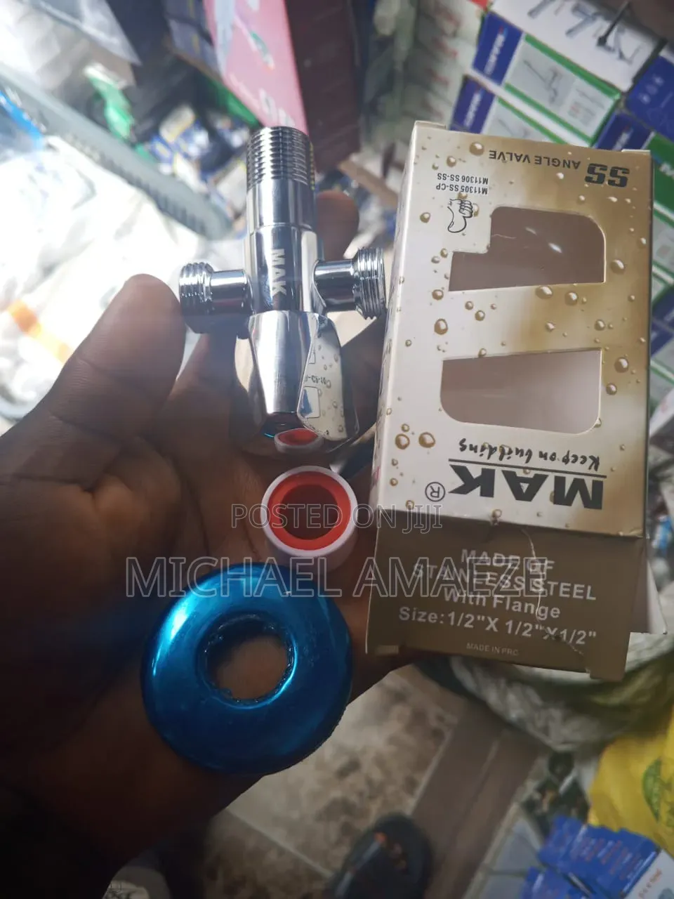 Original Chrome Cross Tee Tap