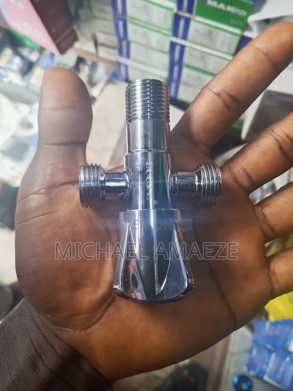 Original Chrome Cross Tee Tap