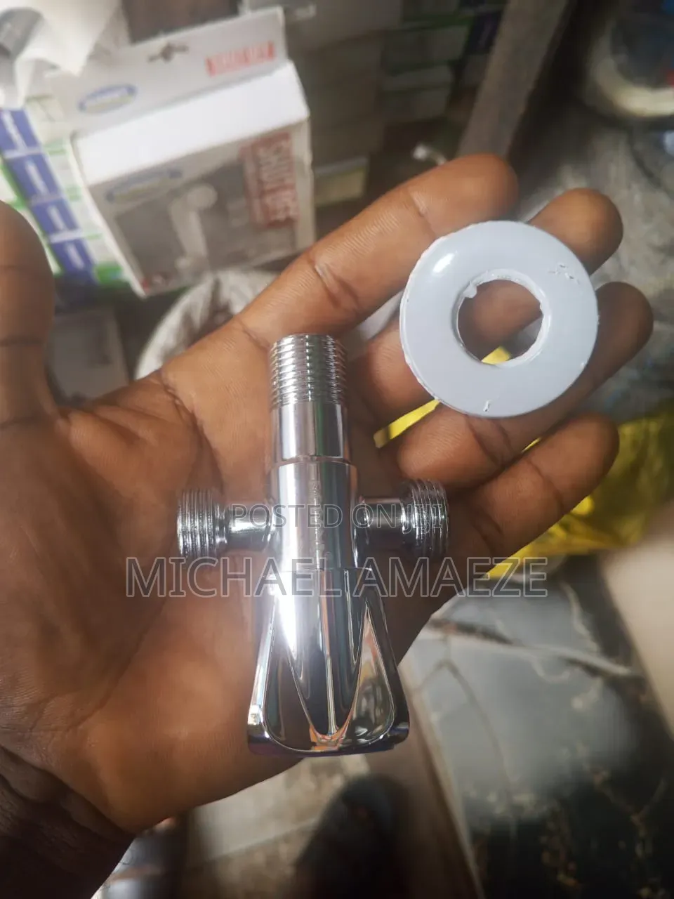 Original Chrome Cross Tee Tap