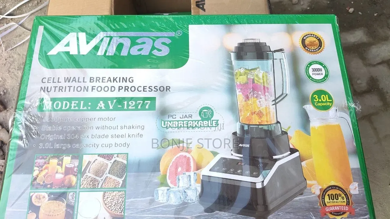 3l Avinas 1277 Mega Unbreakable Jar Blender Nutrition Food Processor