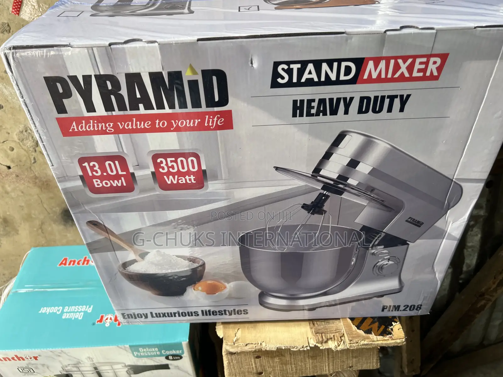 Pyramid 13l Heavy Duty Stand Mixer