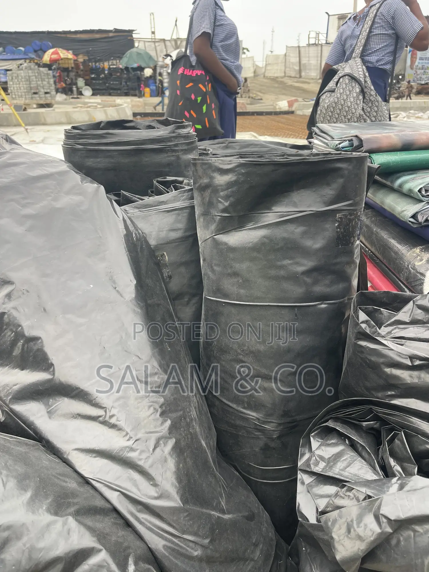 Heavy Duty Black Polythene Sheet – 2m X 15 Yards Waterproof Cover