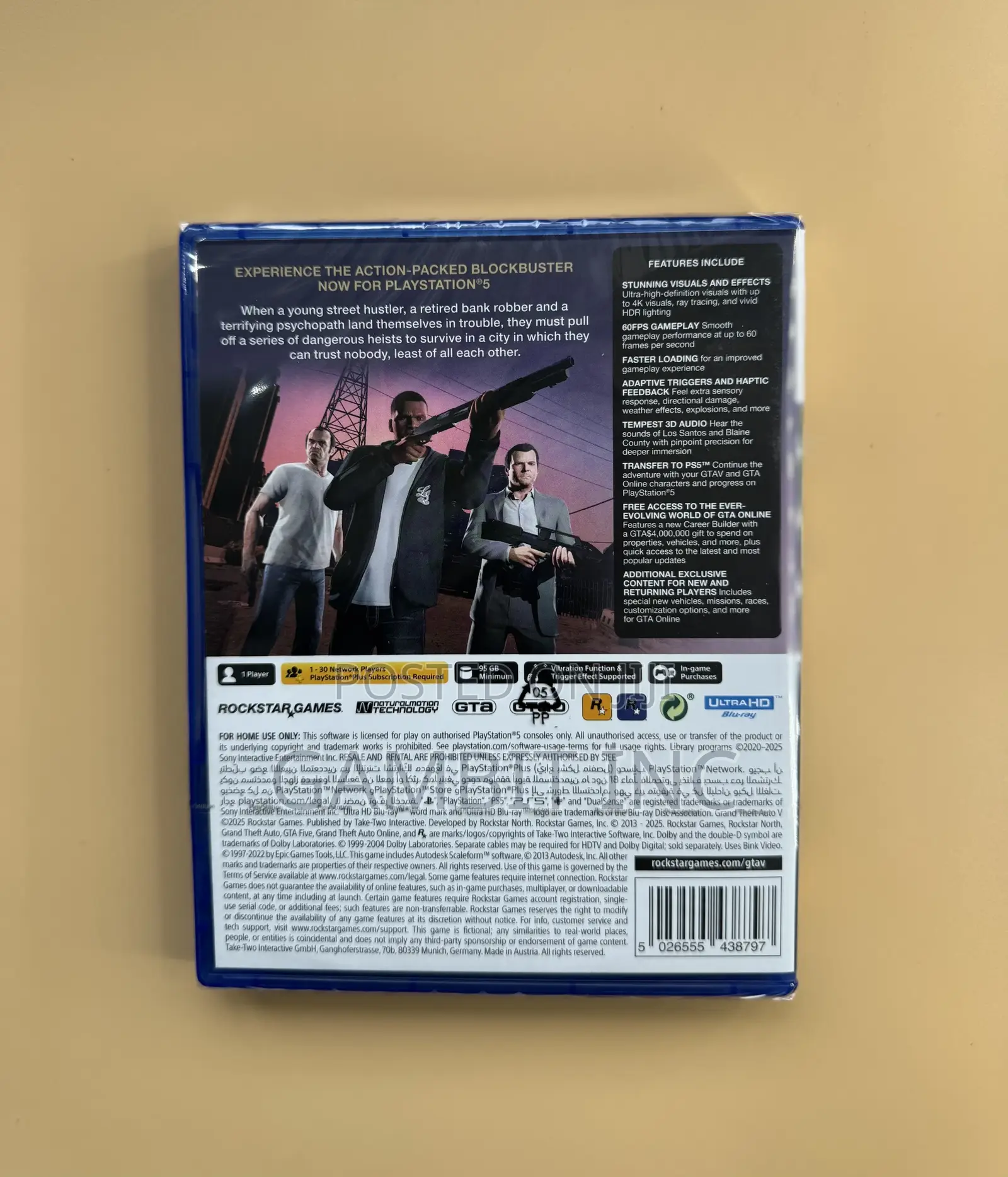 Playstation 5 Grand Theft Auto V