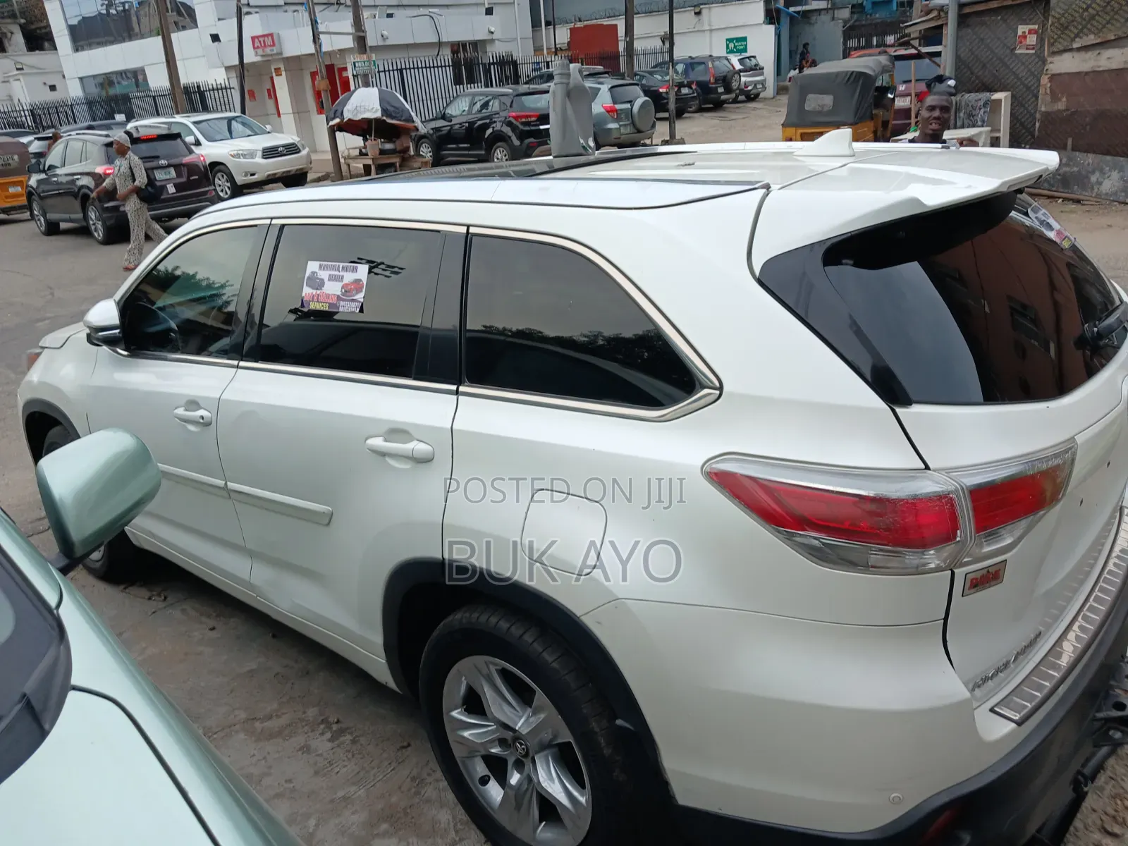 Toyota Highlander XLE V6 4x4 (3.5L 6cyl 6A) 2016 White