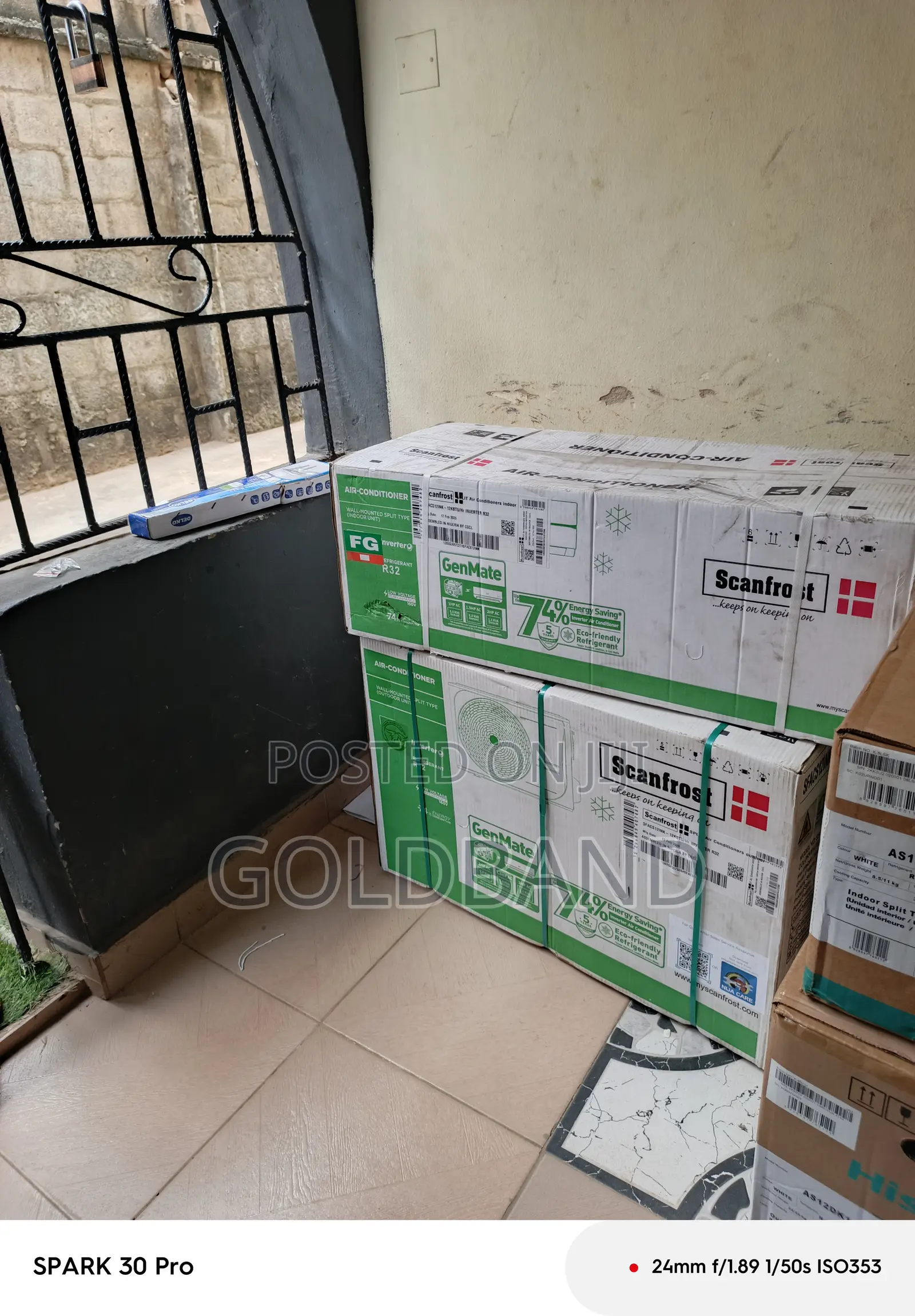 Fast Cooling Scanfrost 1.5hp Split Ac
