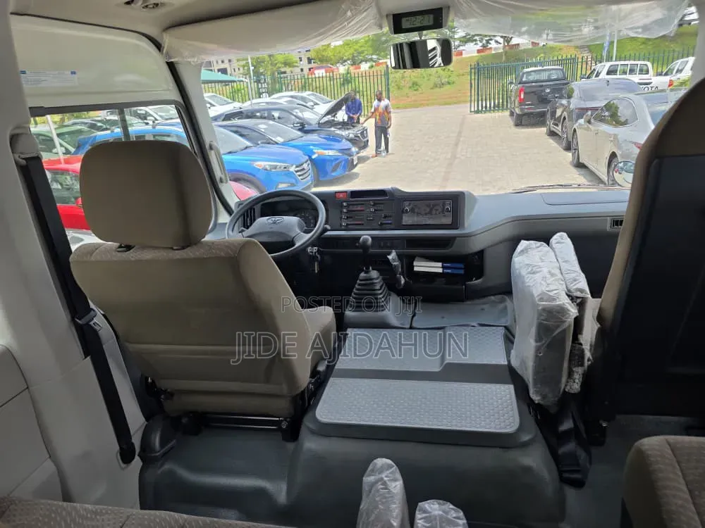 New Toyota Coaster 2025 White