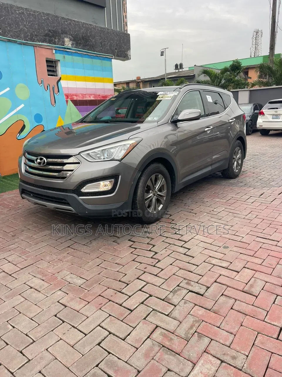 Hyundai Santa Fe GLS 4dr SUV (3.3L 6cyl 6A) 2014 Gray