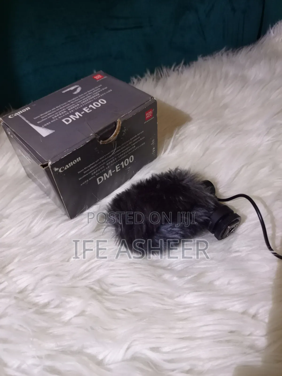 U.K Fairly Used Canon Stereo Microphone Dm-E100