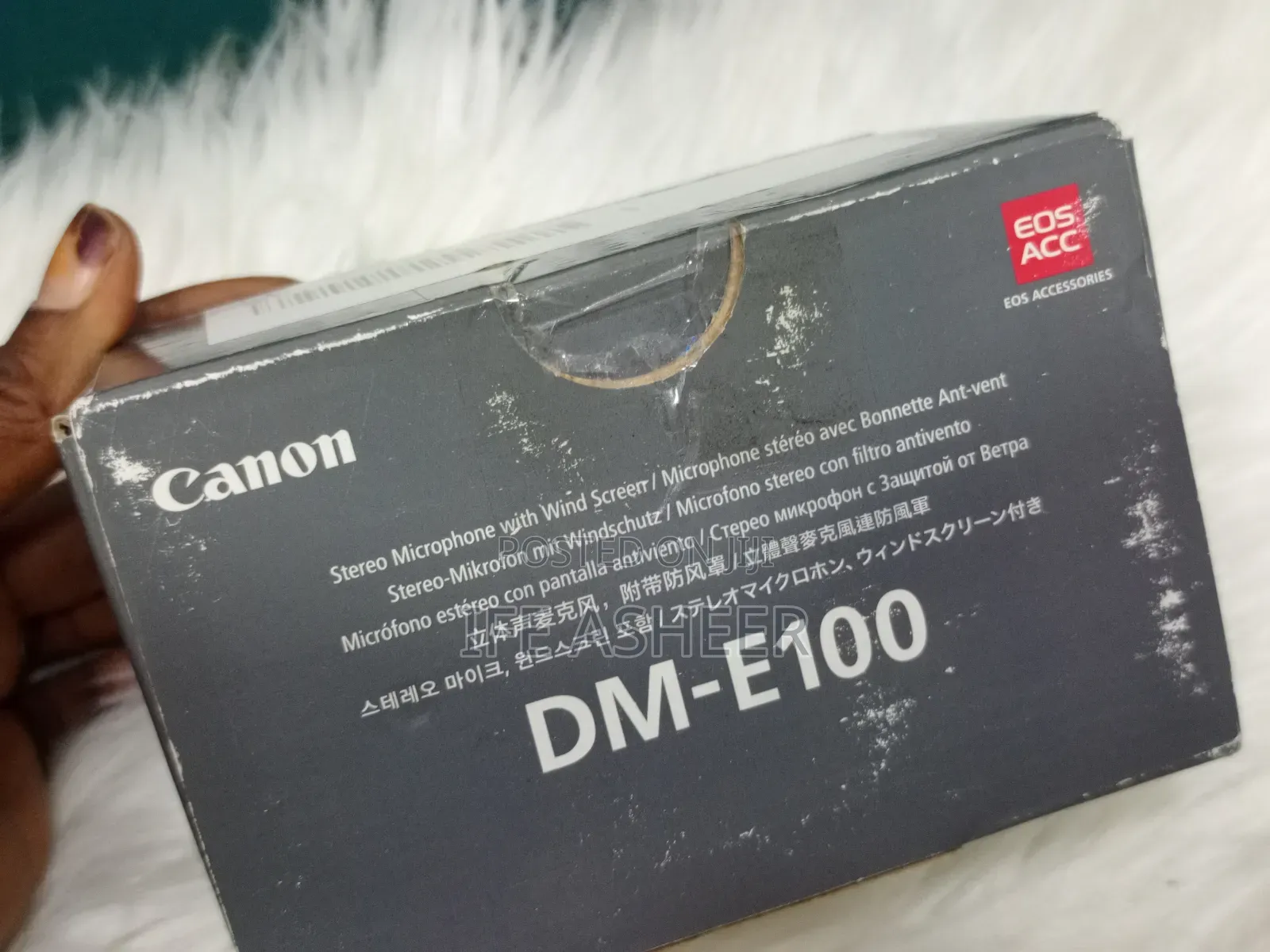 U.K Fairly Used Canon Stereo Microphone Dm-E100