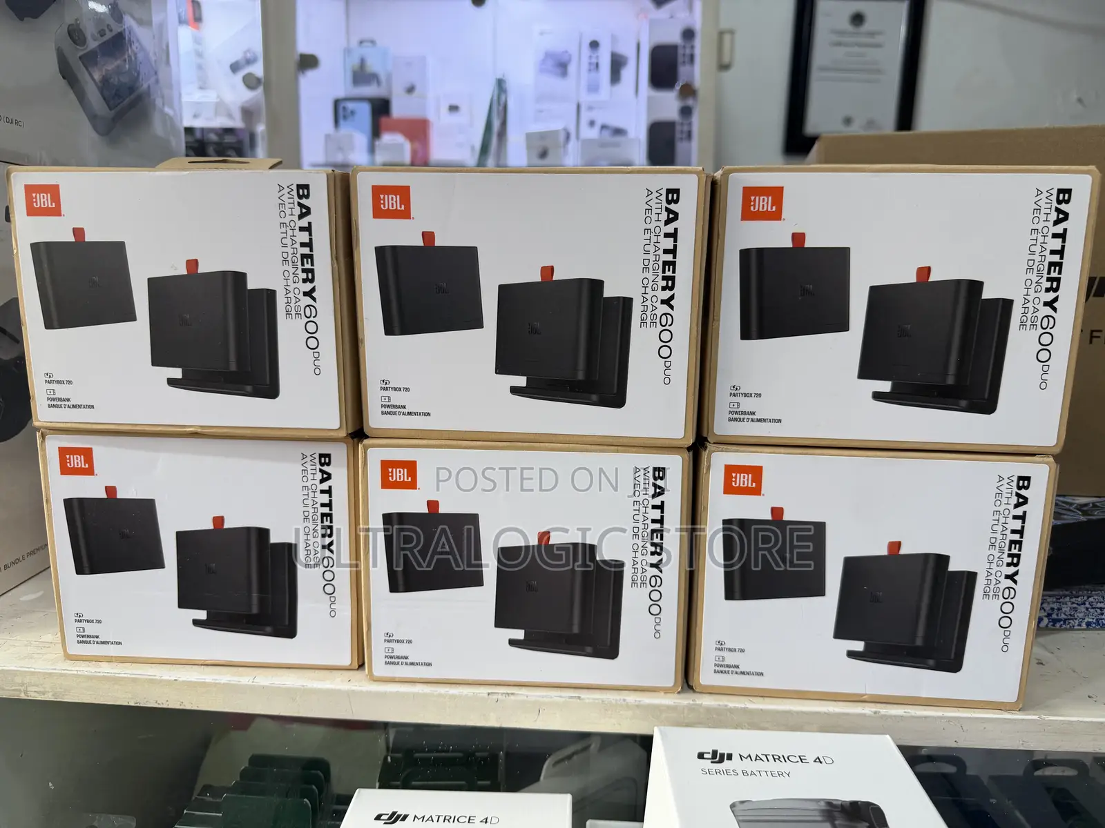 New JBL Battery 600 Duo With Charging Case for Partybox 720
