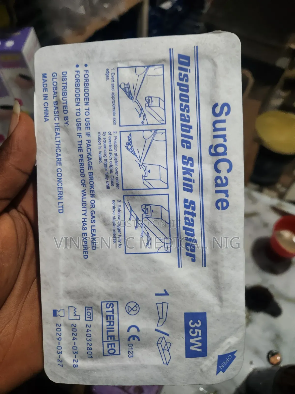 Disposable Skin Stapler
