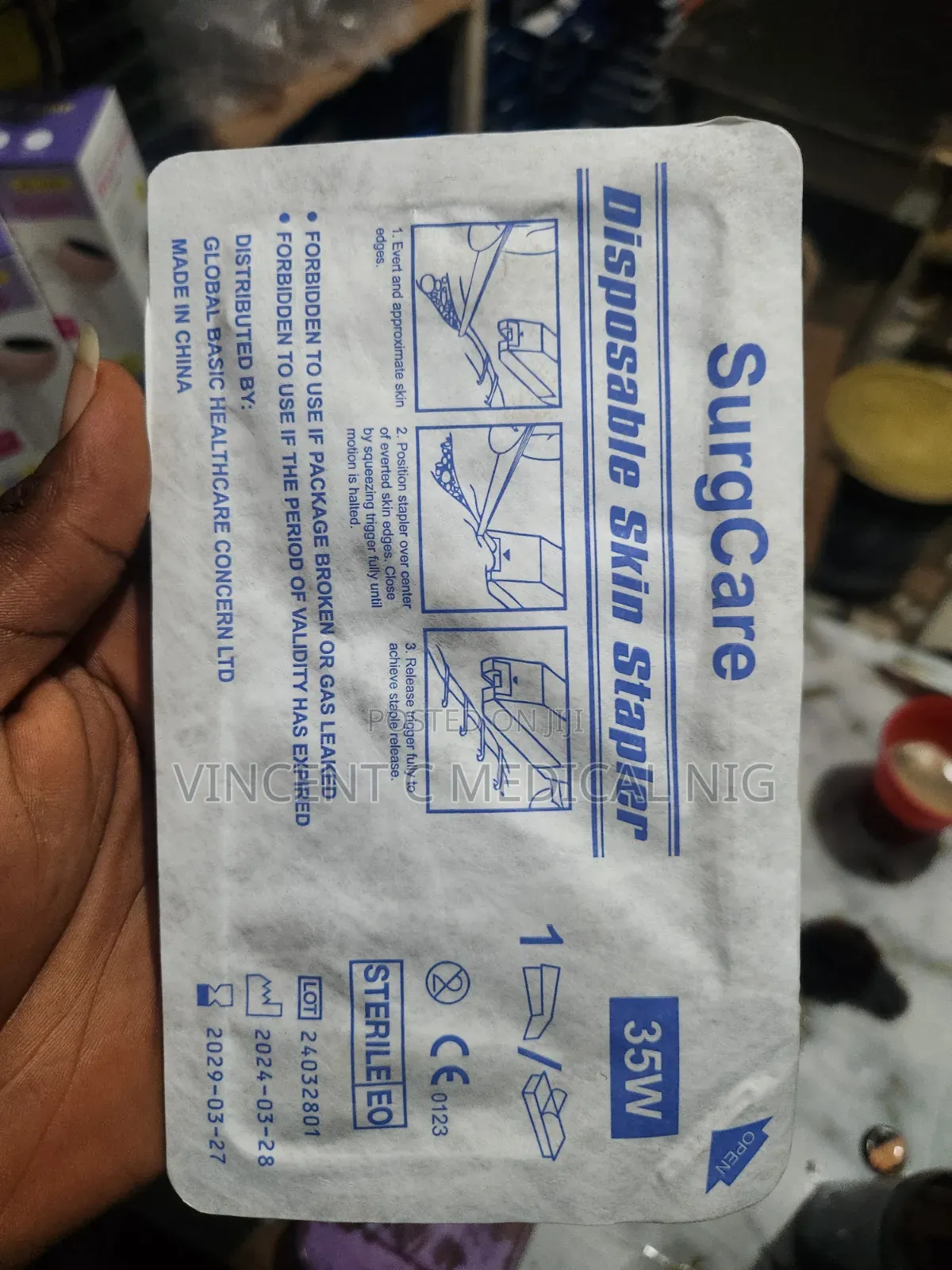 Disposable Skin Stapler