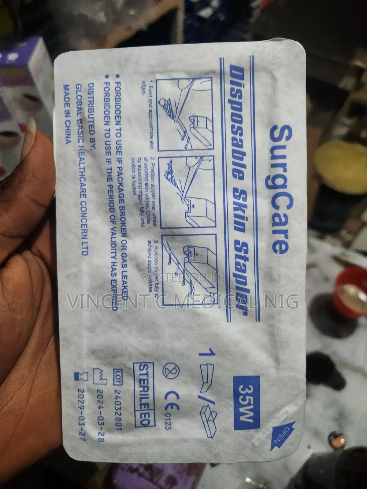 Disposable Skin Stapler