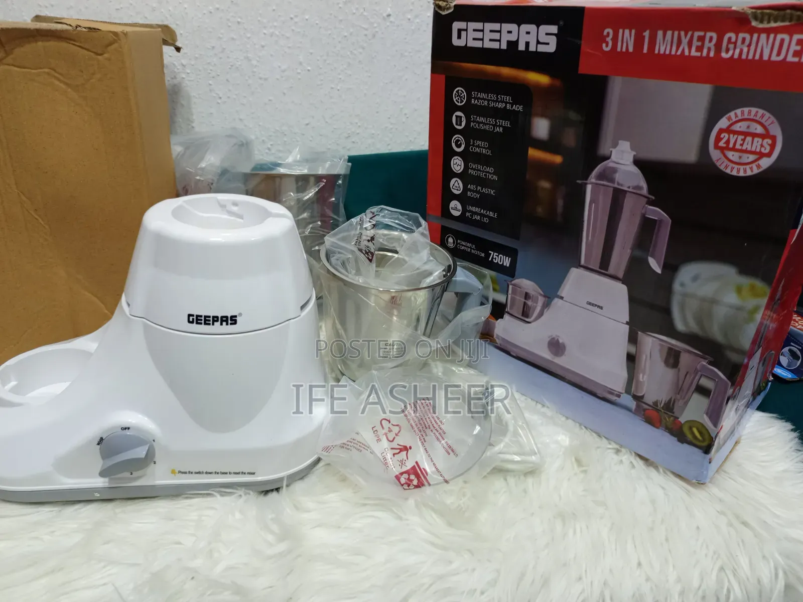 Brand New Geepas 3 in 1 Grinder