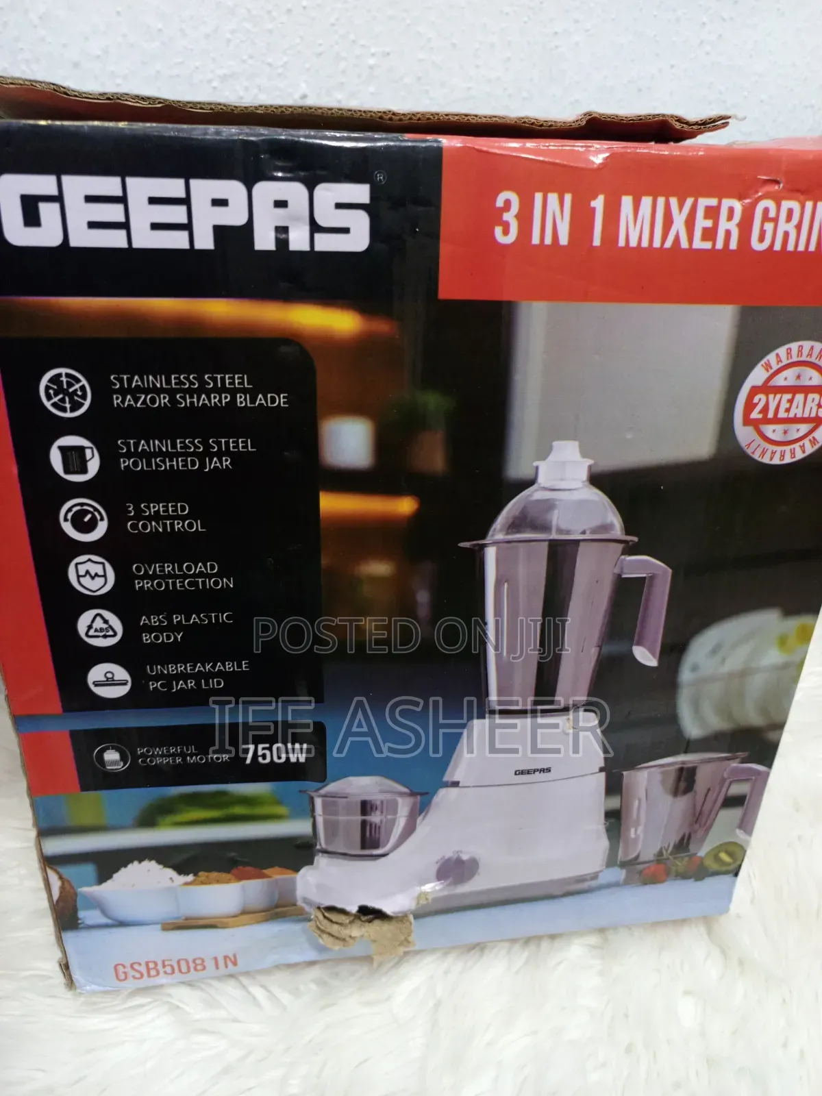 Brand New Geepas 3 in 1 Grinder