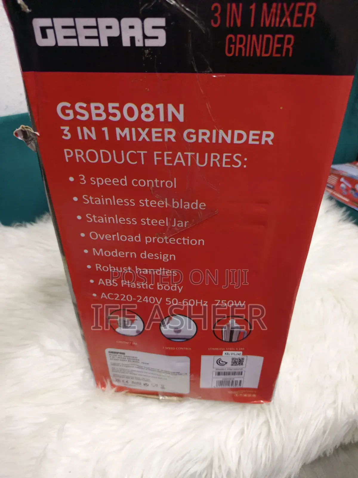 Brand New Geepas 3 in 1 Grinder