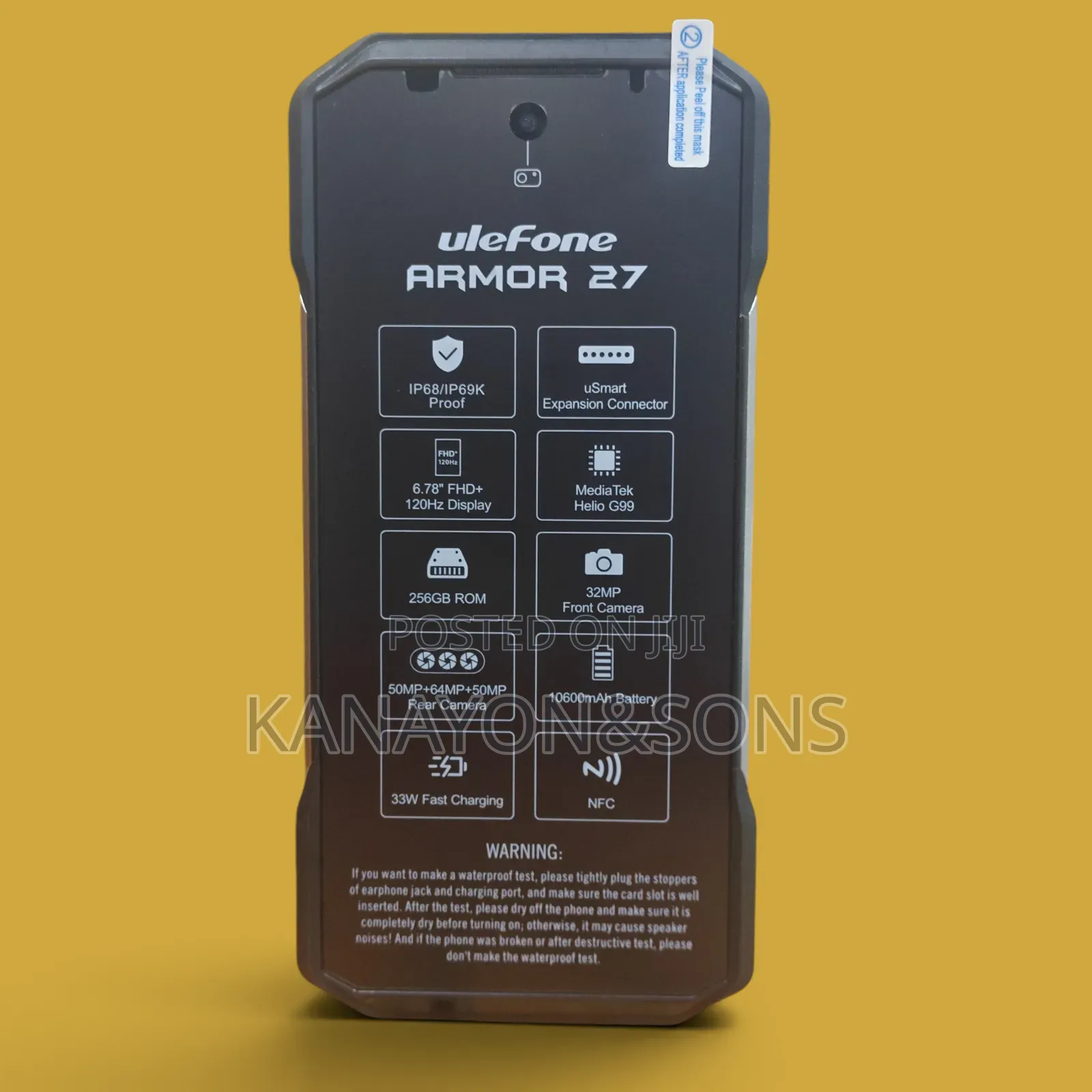 New Ulefone Armor 27 256 GB Black