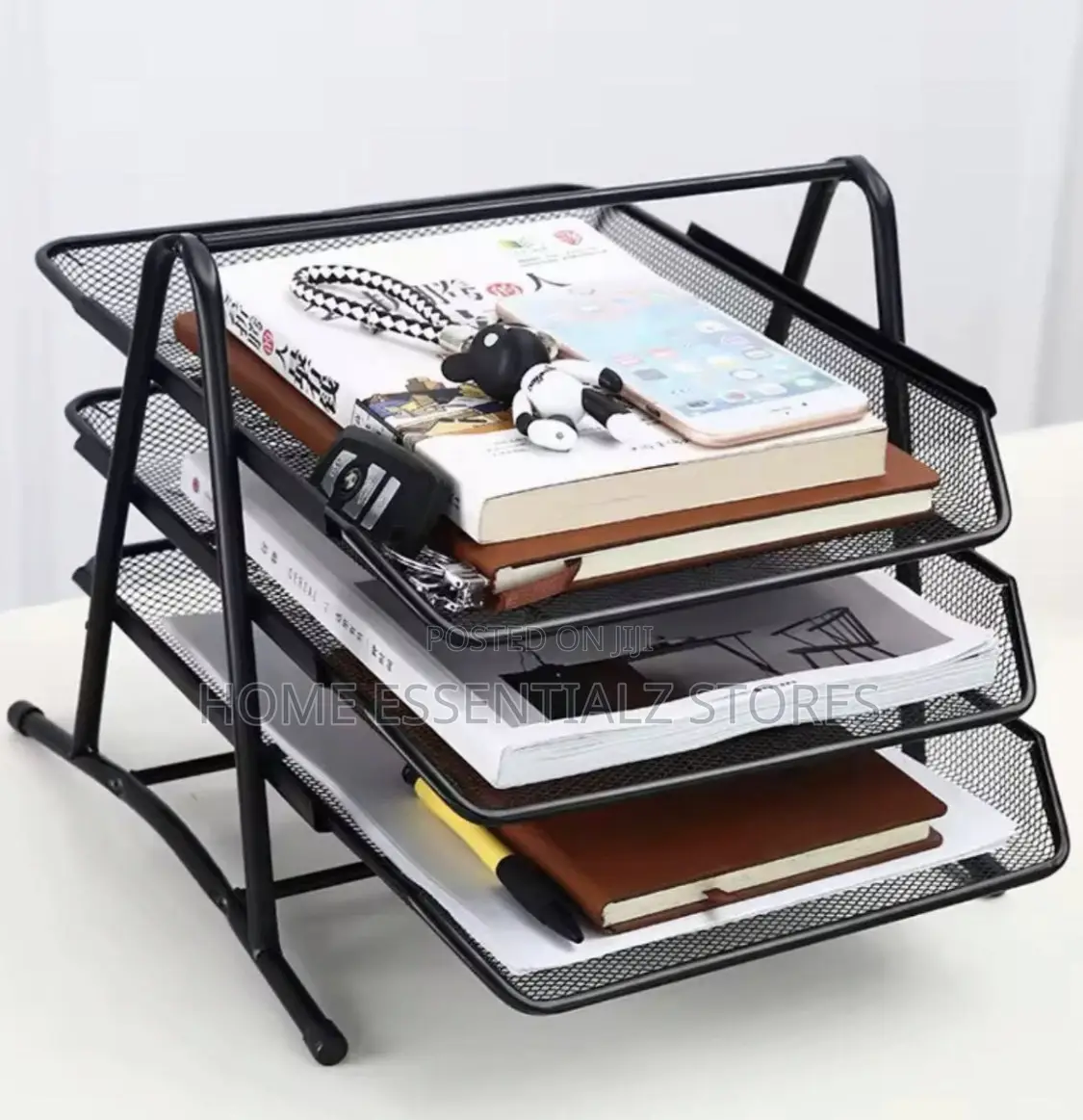 Document Tray Rack (3 Tier) - Office Files Organizer