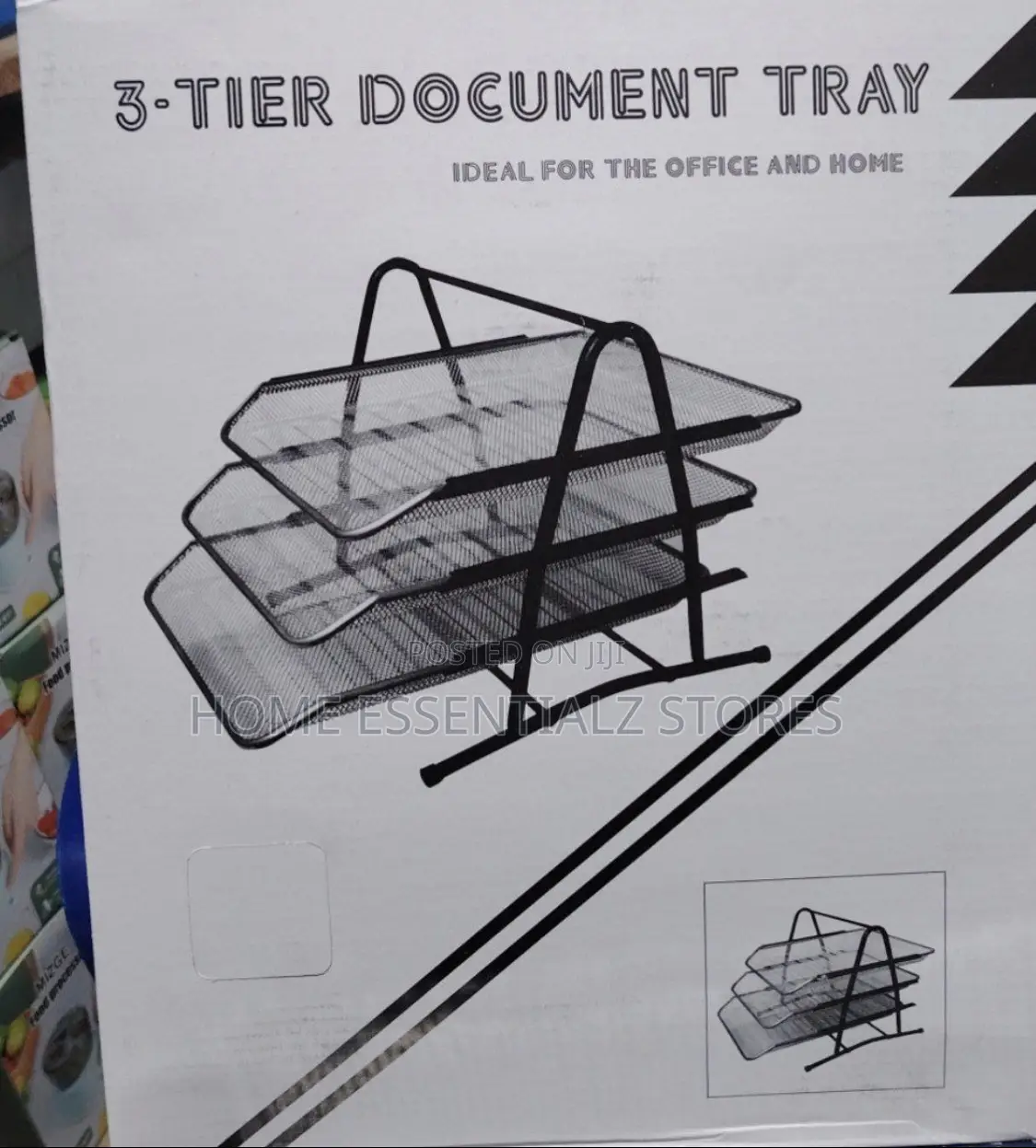 Document Tray Rack (3 Tier) - Office Files Organizer