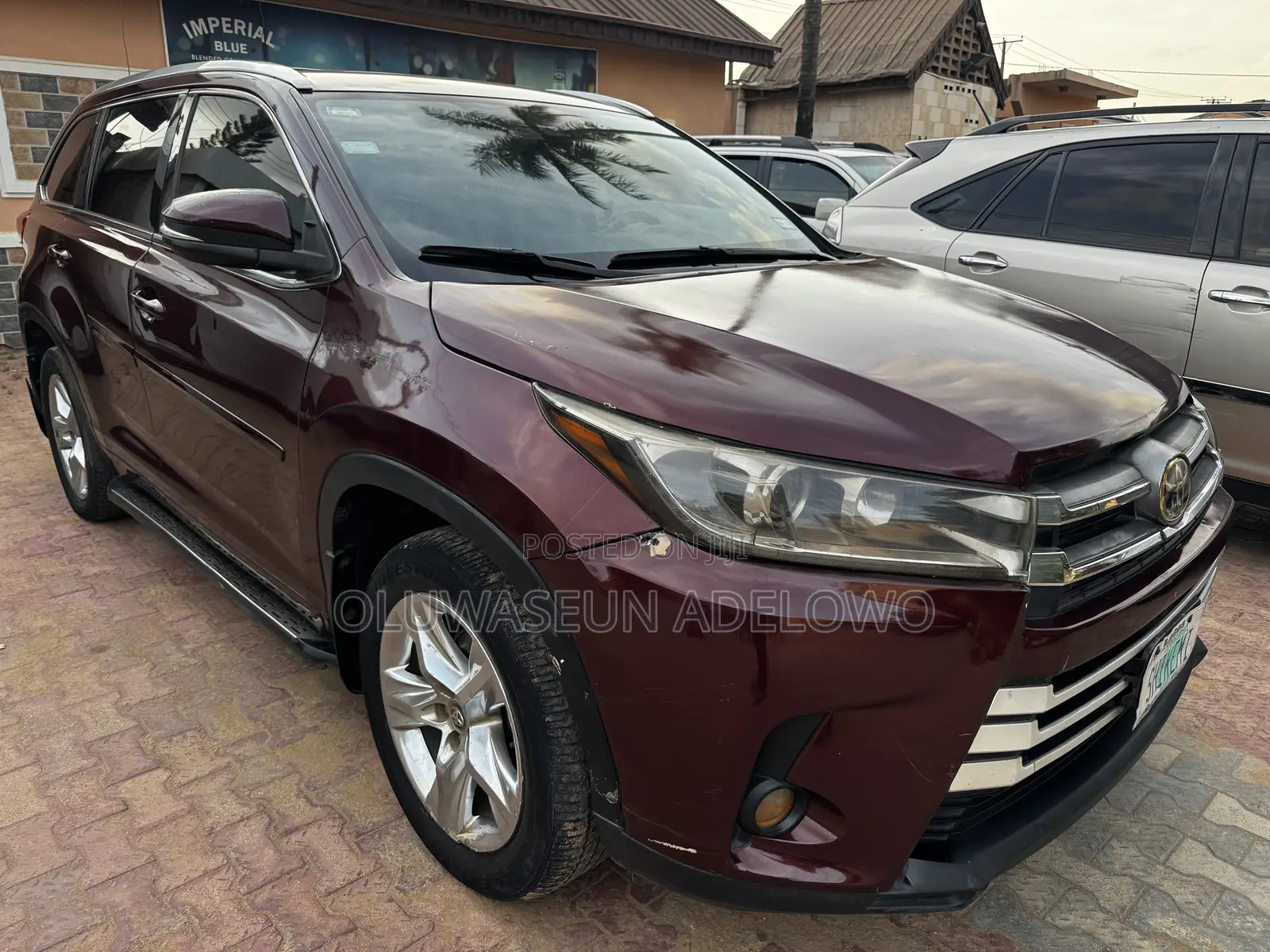 Toyota Highlander Limited 4x2 V6 (3.5L 6cyl 8A) 2018 Red