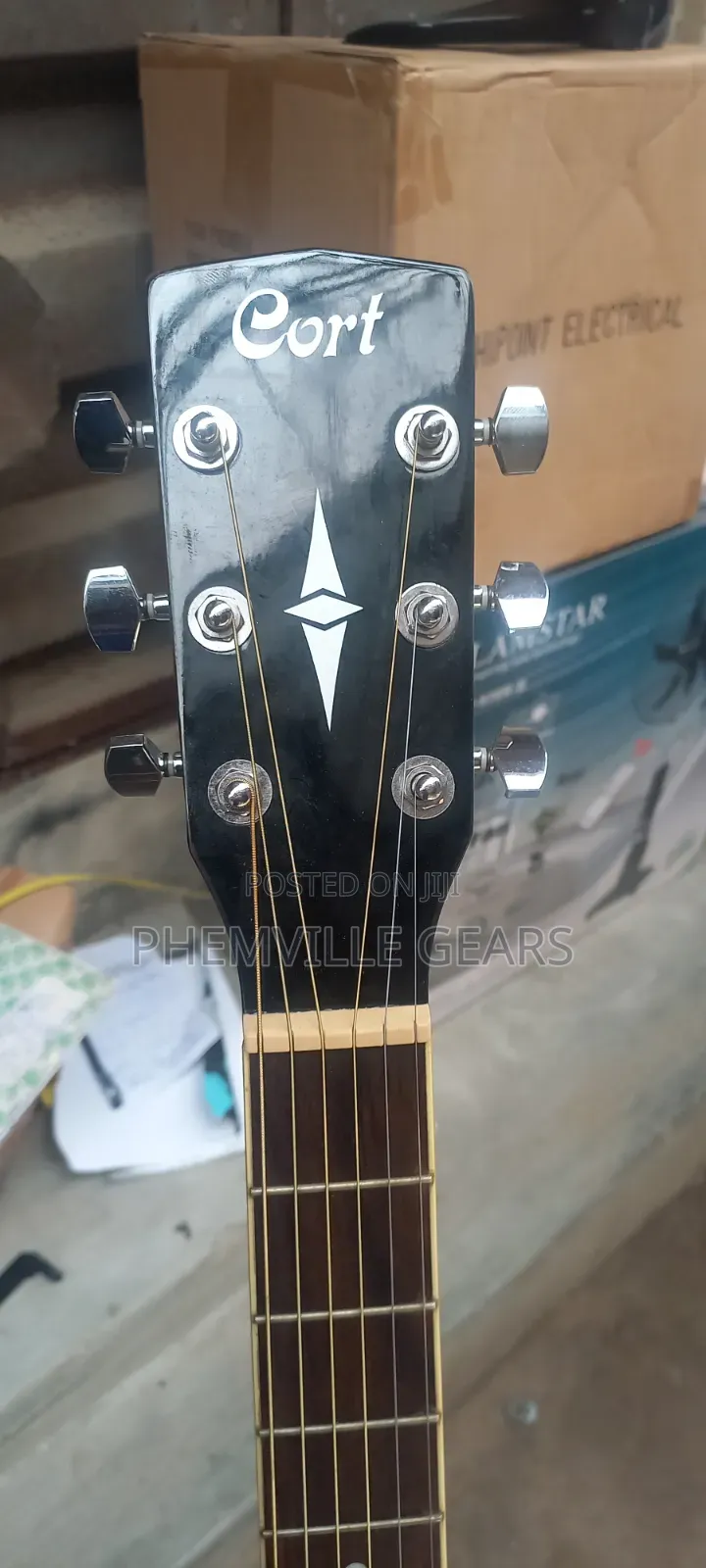Clean Uk Used Cort Semi Acoustic Guitar