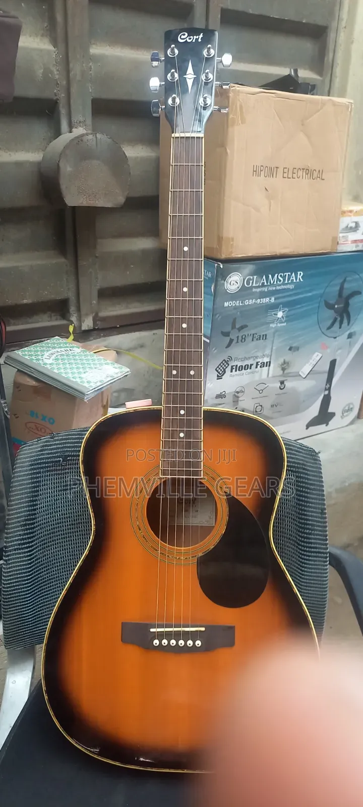 Clean Uk Used Cort Semi Acoustic Guitar