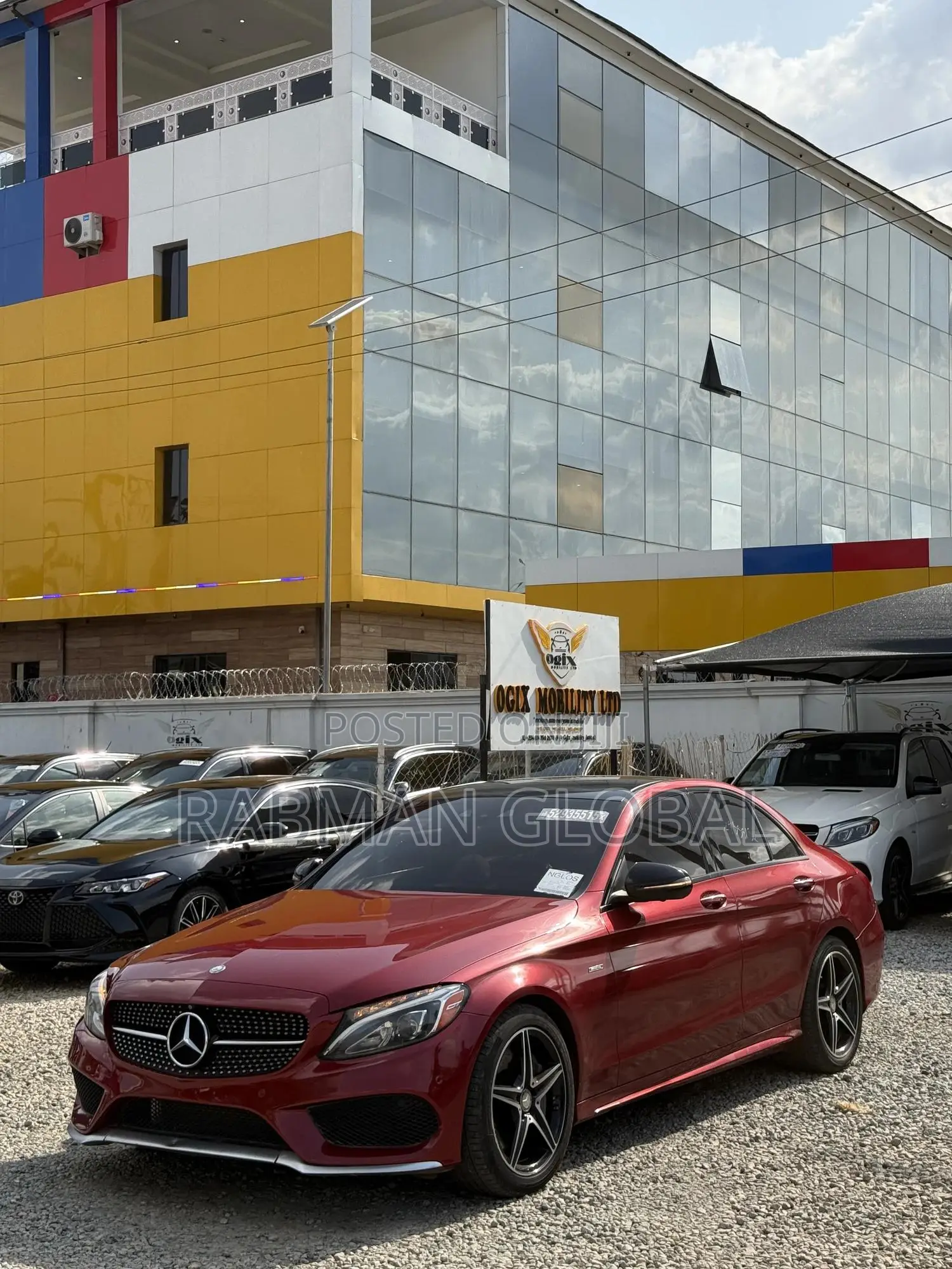 Mercedes-Benz C450 2017 Red
