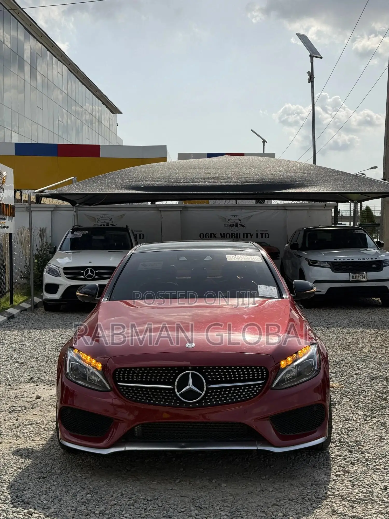 Mercedes-Benz C450 2017 Red
