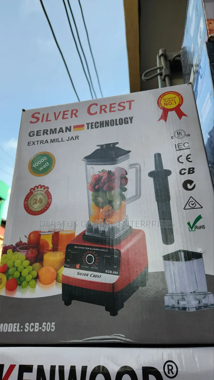 Original 3 Liters Silver Crest Blender