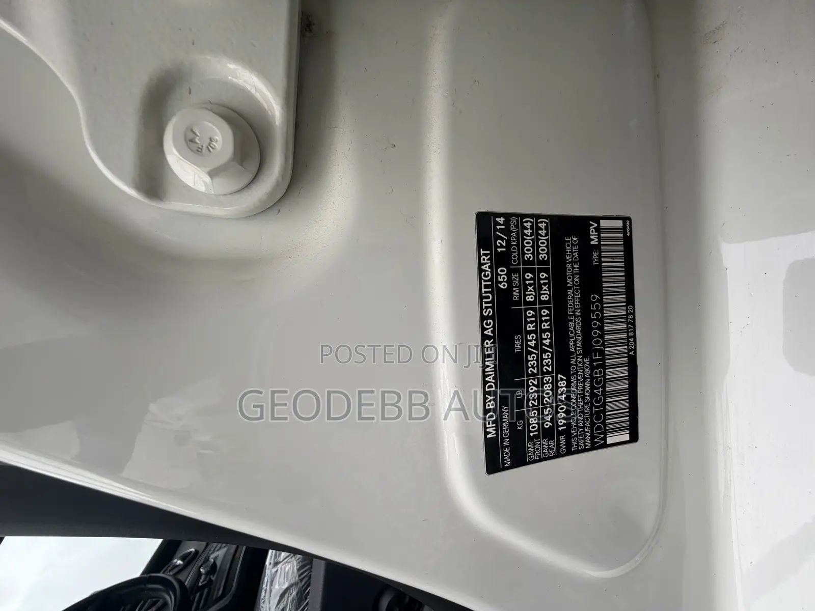 Mercedes-Benz GLA 250 2015 White