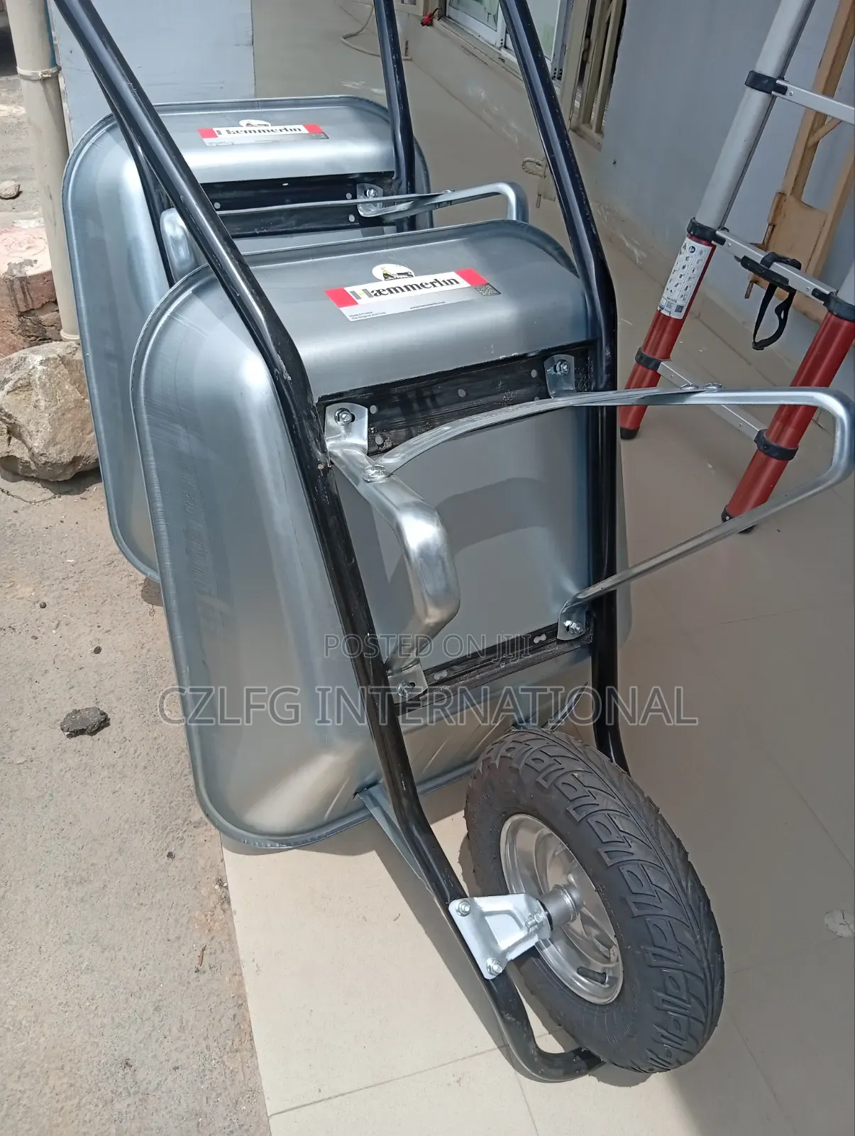 Made in France Stainless Wheelbarrow