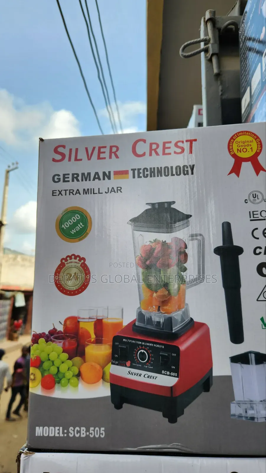 Silver Crest Blender Double Cup 3 Liters