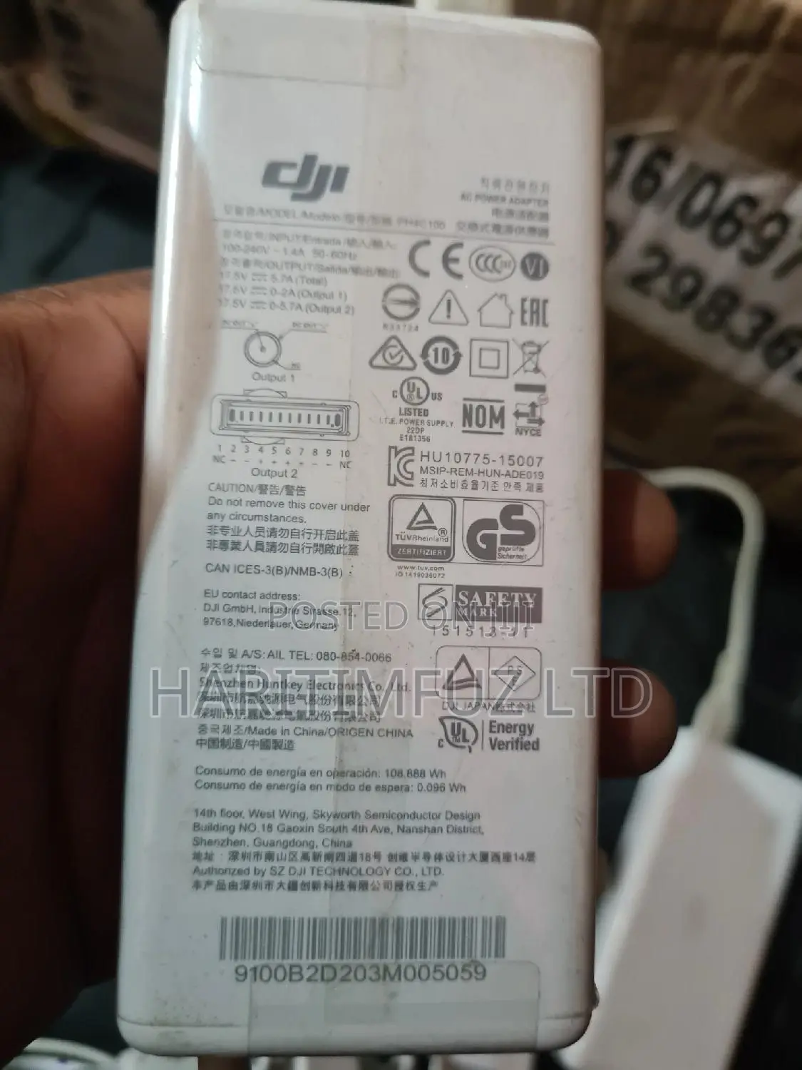 Used Dji Battery Charger for Phantom 4 Pro/Pro+/Obsidian