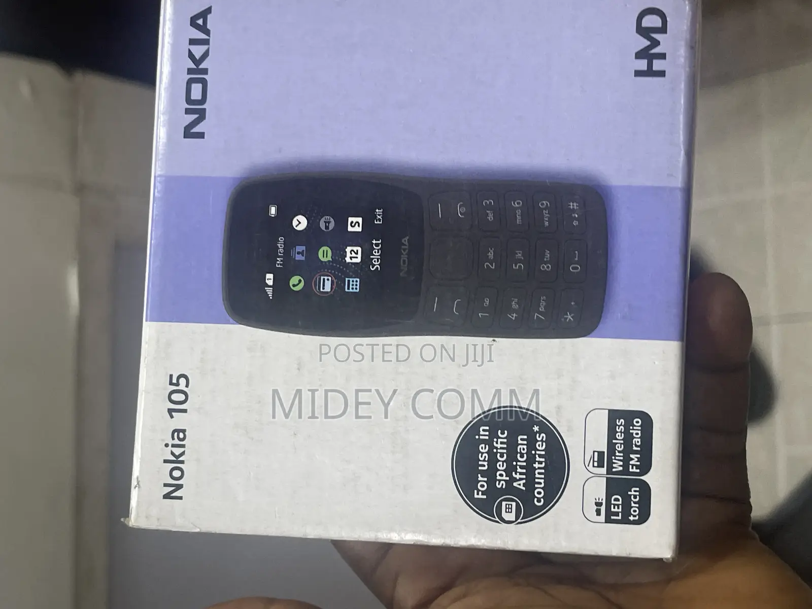 New Nokia 105 Black