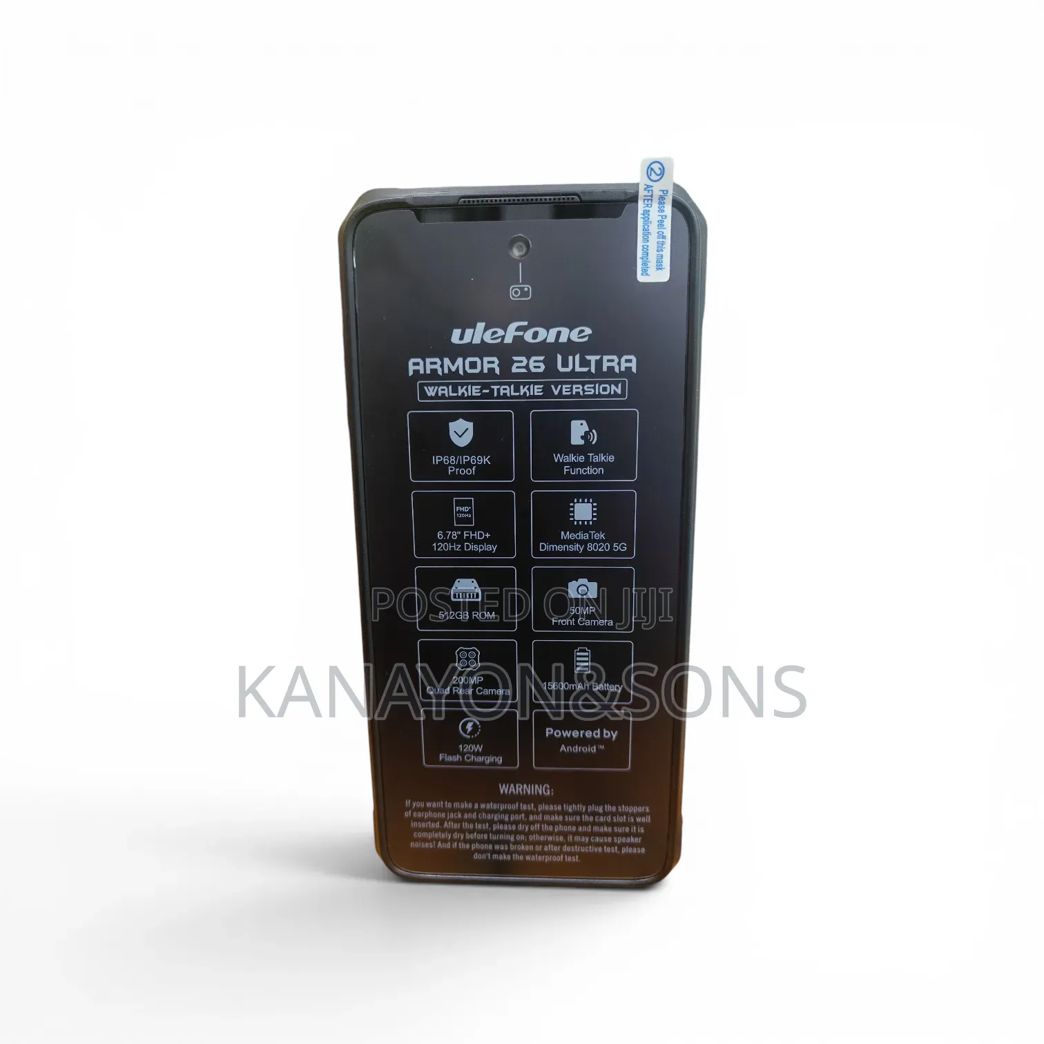 New Ulefone Armor 23 Ultra 512 GB Black