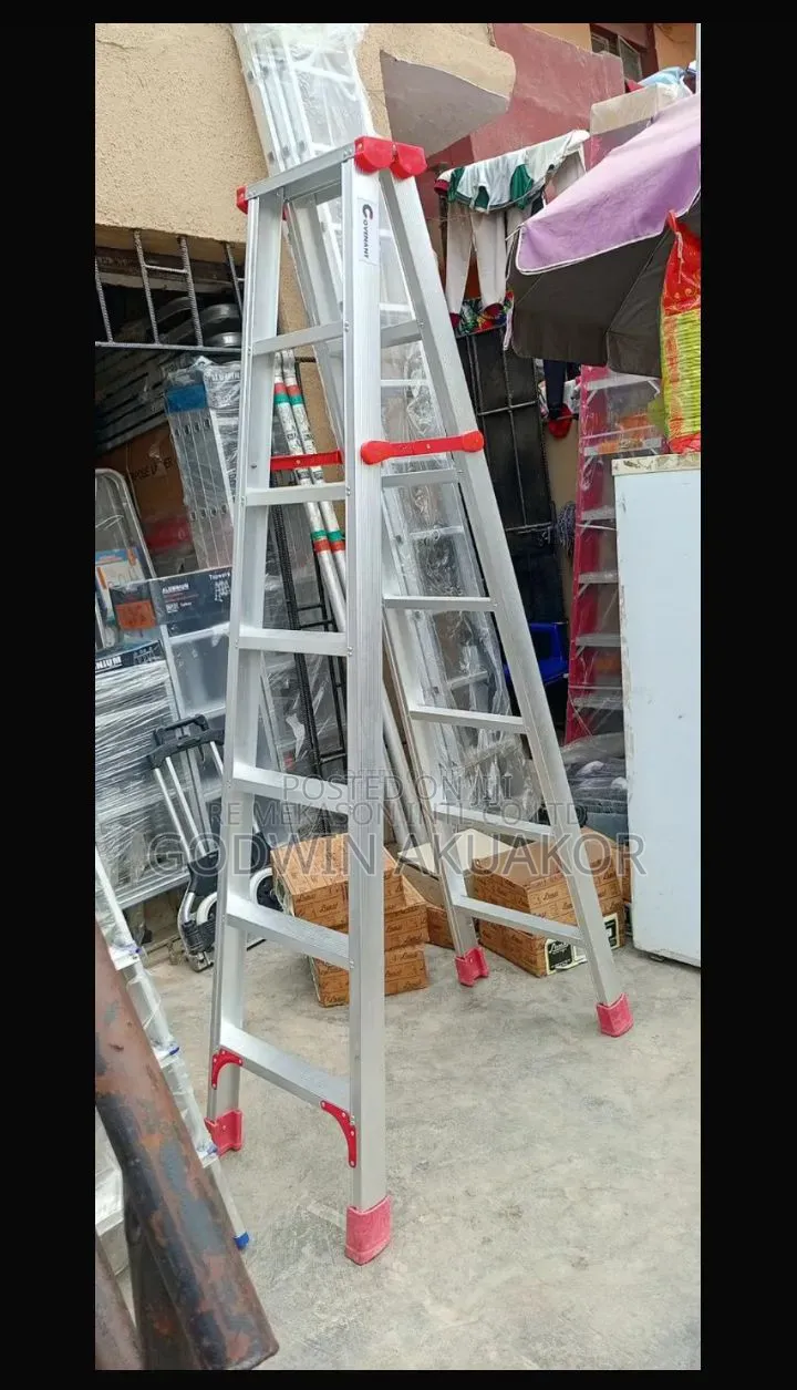 8 Steps Double Sided Heavy Duty Aluminium Ladder