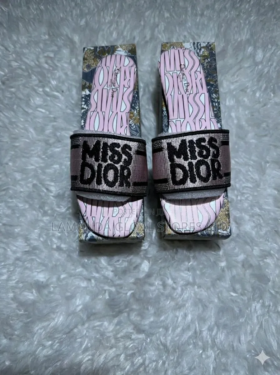 Premium "Miss Dior" Inspired Fashion Slides
