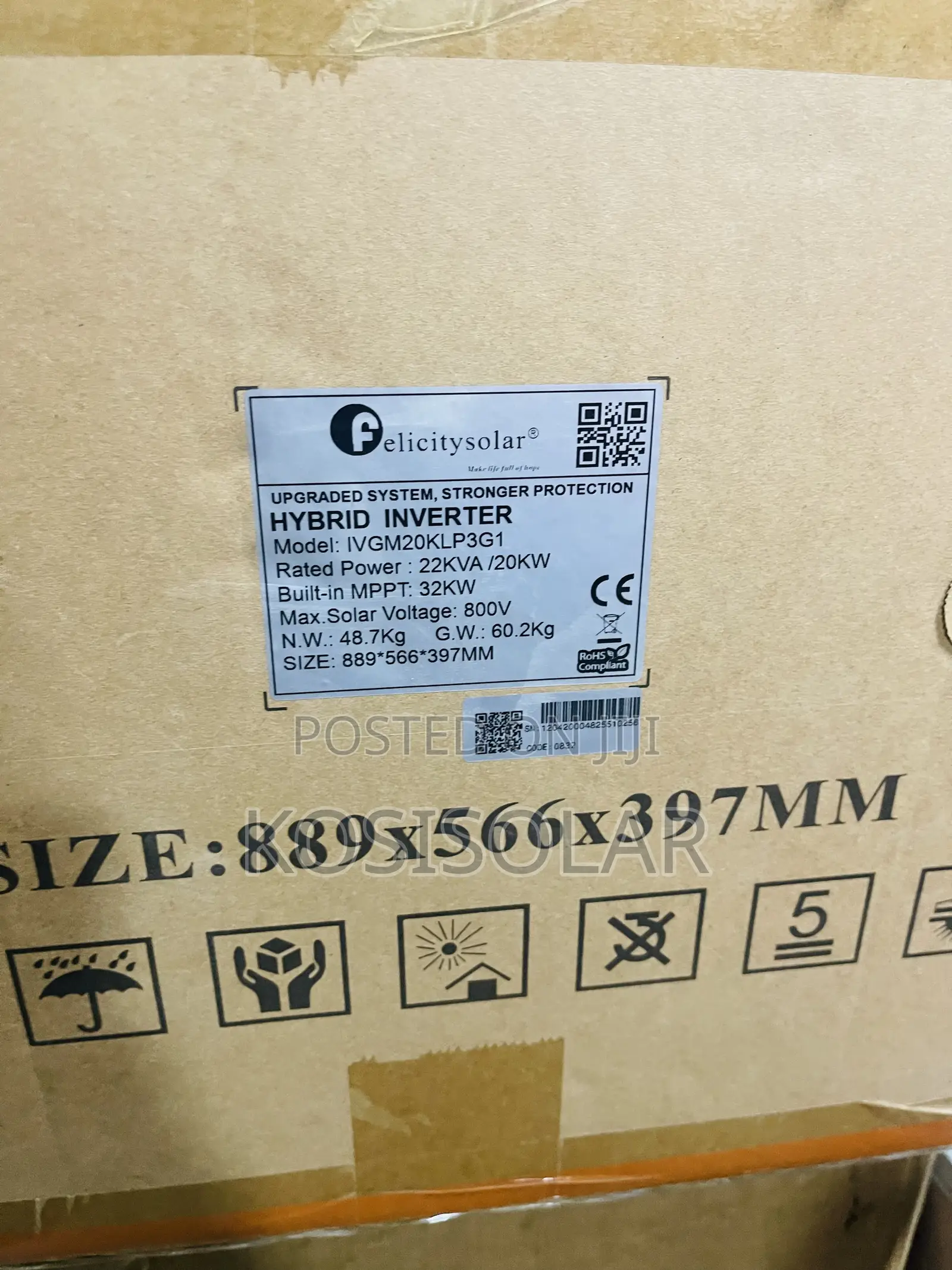 20kva 800v Felicity Hybrid Inverter